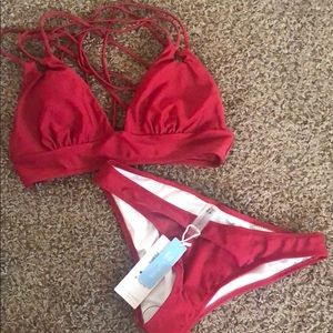 BRAND NEW WITH TAGS cupshe bikini size small